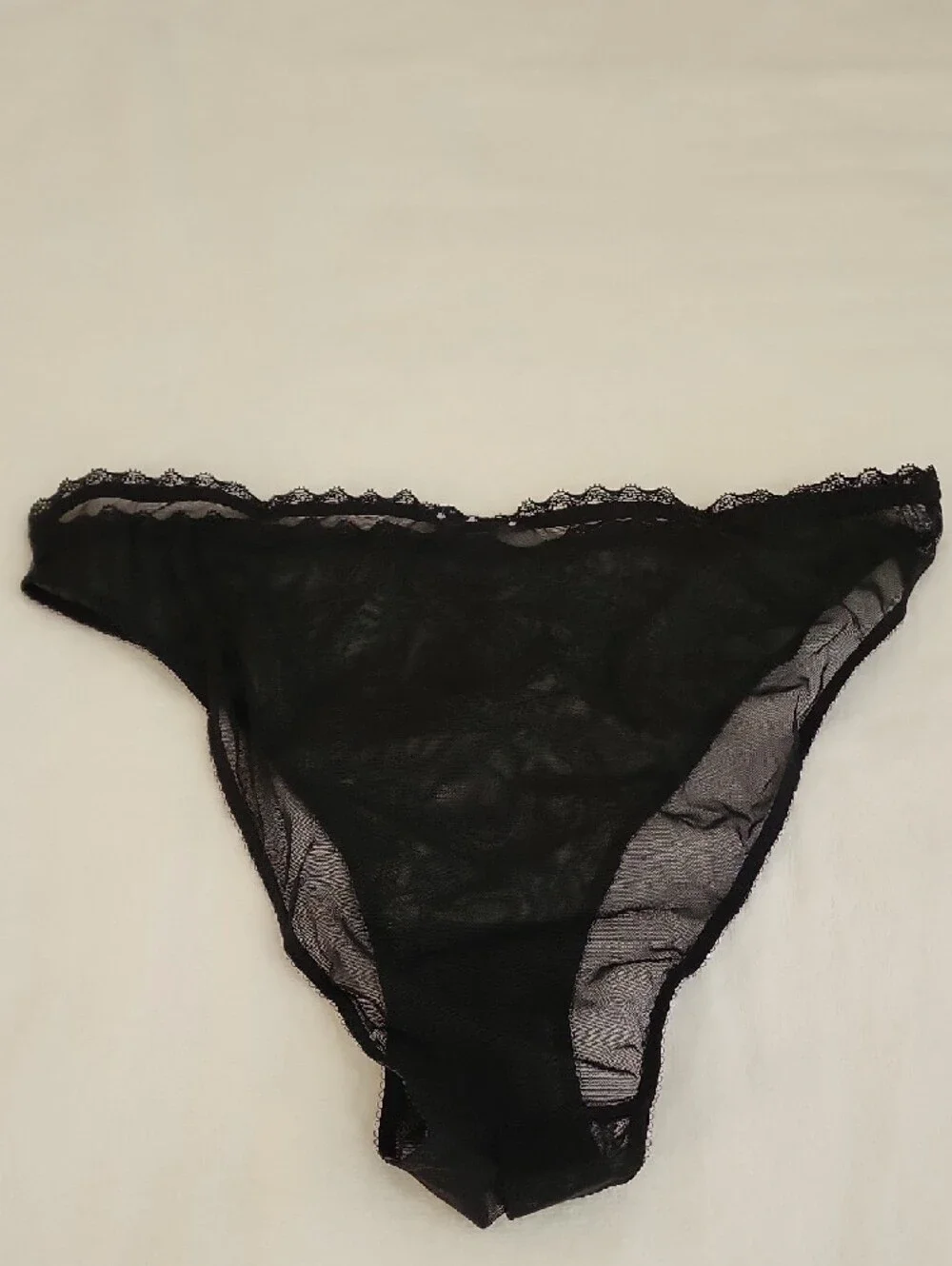 Savage X Fenty Black Crotchless High-Leg Bikini - Picture 6 of 8